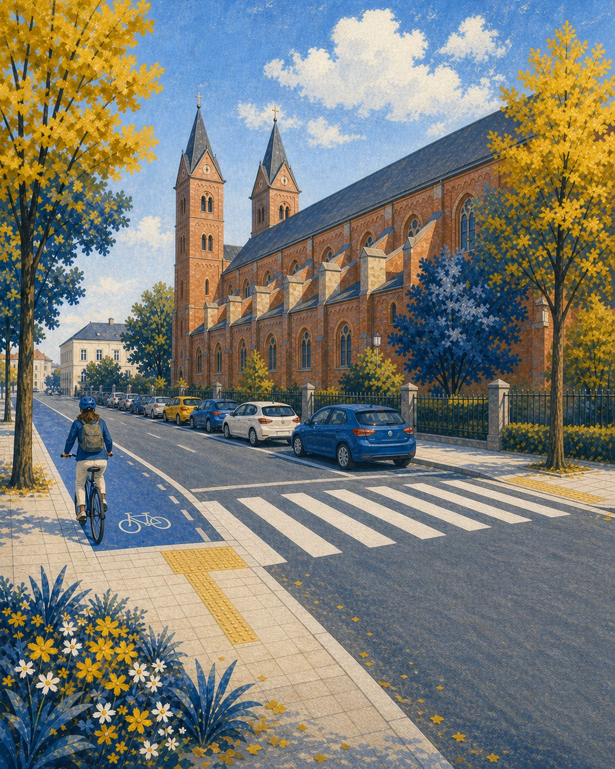 Ilustrace dopravy a parkování ve Svitavách
